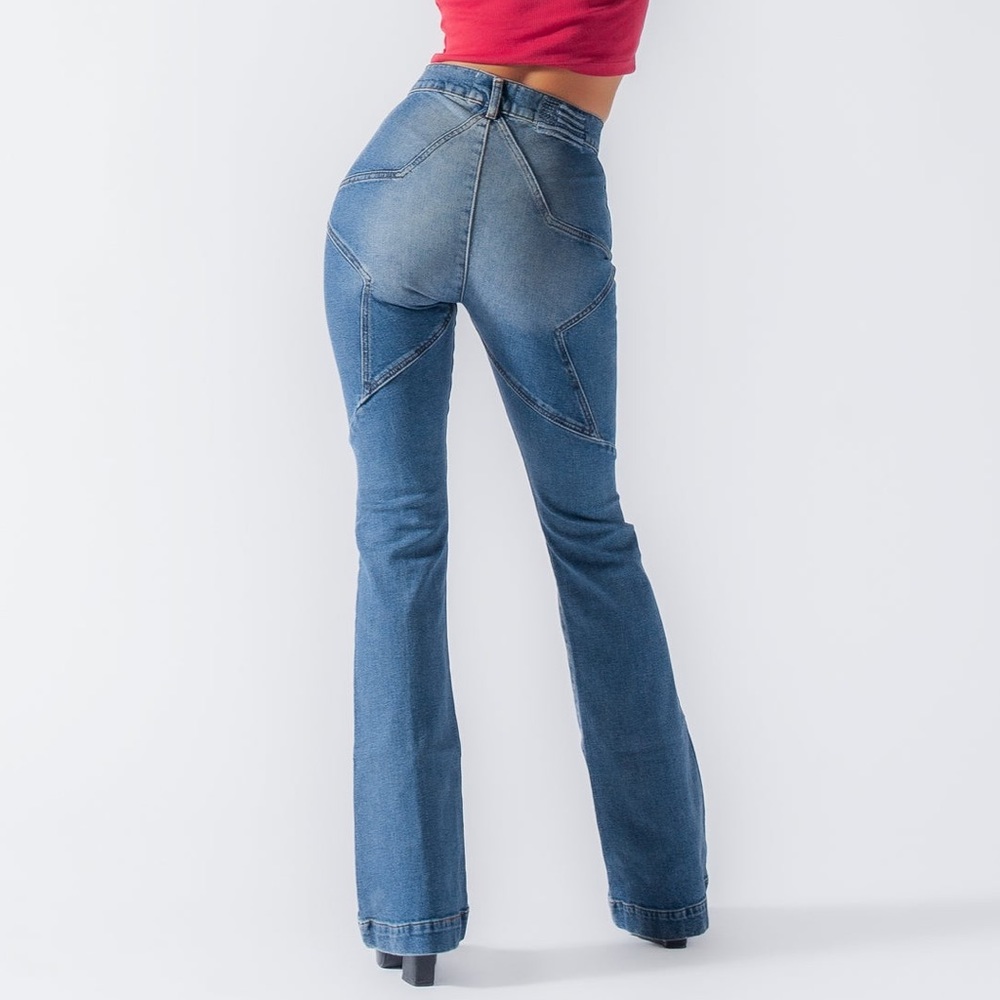NWT Revice Venus Flare Jeans Eclipse Wash